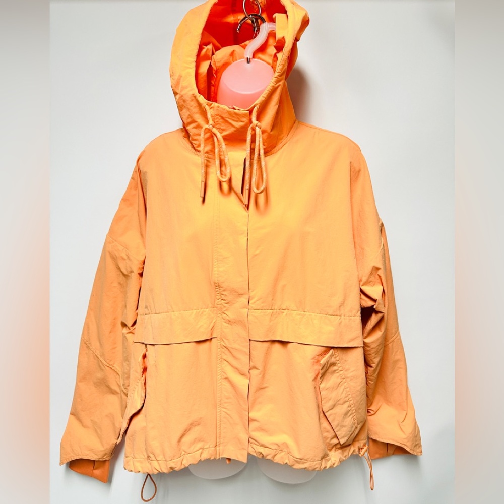 WOMEN’S TANGERINE  FLEX ANORAK UTILITY JACKET MEDIUM BEST RAINCOAT EVER